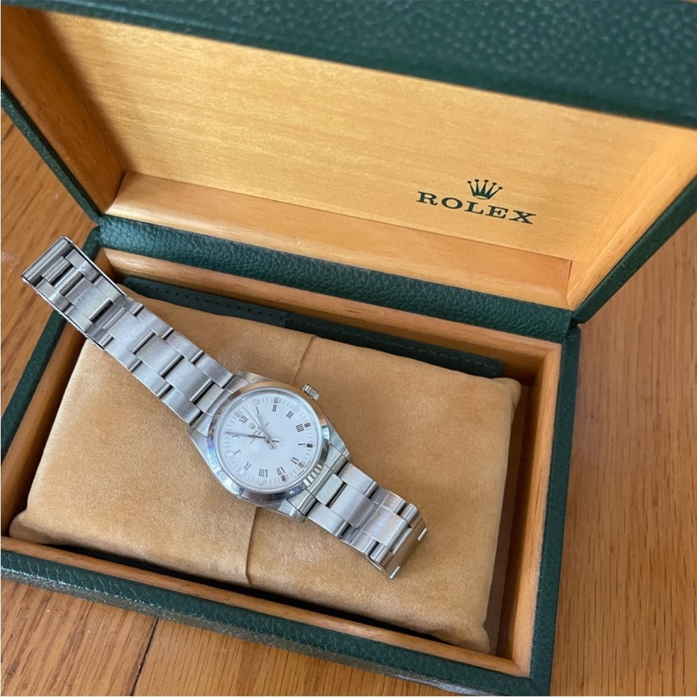 Rolex Silver Timepiece with White Face - Picture 3 of 13